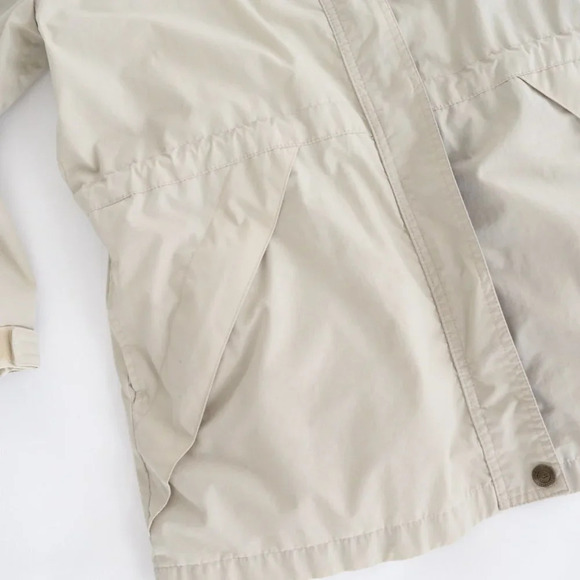 Vintage Cottage Essentials Beige Zip Up Lightweight Jacket Size Small - Picture 11 of 14